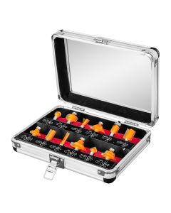 Frezy widiowe, trzpień 8 mm, zestaw 12 szt. 57-210