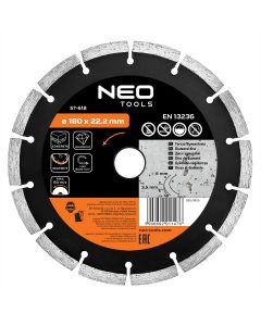 Tarcza diamentowa 180 x 22.2 mm, segmentowa 57-618