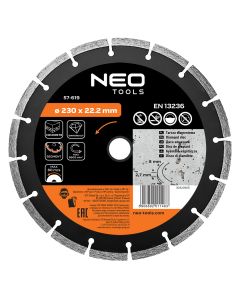 Tarcza diamentowa 230 x 22.2 mm, segmentowa 57-619