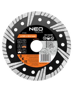 Tarcza diamentowa 125 x 22.2 mm, turbo 57-626