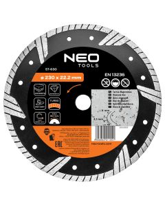 Tarcza diamentowa 230 x 22.2 mm, turbo 57-630