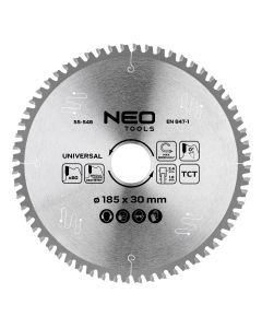 Tarcza do pilarki, widiowa, 185 x 30 mm, 60 zębów, uniwersalna 55-546