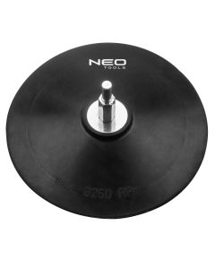 Tarcza mocująca z rzepem 125 mm, stała, trzpień 6 mm 55-823