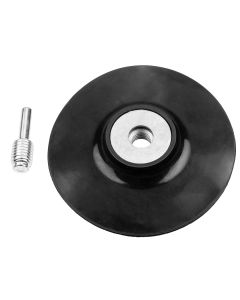 Tarcza mocująca z rzepem 125 mm, gwint M14 + trzpień 7 mm 55-928