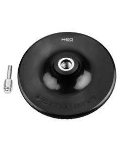 Tarcza mocująca z rzepem 150 mm, gwint M14 + trzpień 7 mm 55-929