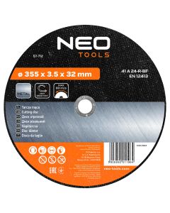 Tarcza tnąca do metalu 355 x 3.5 x 32.0 mm, 41 A24-R-BF 57-712