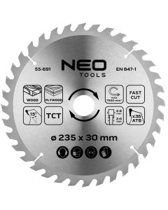 Tarcza do pilarki, widiowa, 235 x 30 mm, 36 zębów 55-691
