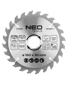 Tarcza do pilarki, widiowa, 160 x 30 mm, 24 zęby 57-658