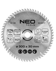 Tarcza do pilarki, widiowa, 300 x 30 mm, 60 zębów 61-138