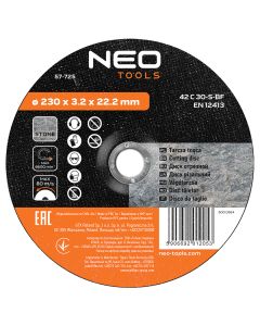Tarcza tnąca do kamienia 230 x 3.2 x 22.2 mm, 42 C 30-S-BF 57-725