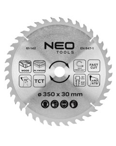 Tarcza do pilarki, widiowa, 350 x 30 mm, 40 zębów 61-142