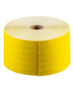 Papier ścierny żółty 115 mm, K80, rolka 50 m 55H974
