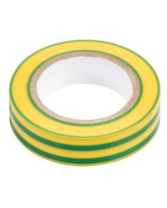 Taśma izolacyjna żółto-zielona 15 mm x 0.13 mm x 10m 01-529