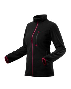 Bluza polarowa damska, czarna 80-500
