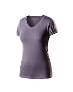 T-shirt damski ciemnoszary 80-610