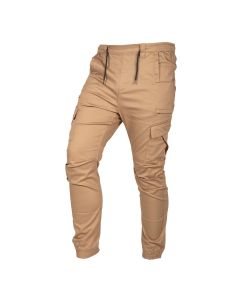 Spodnie robocze OUTDOOR, typu jogger, beżowe 81-285