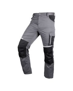 Spodnie robocze Mix&Match, szaro-czarne 81-351-2