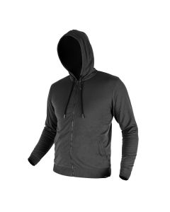 Bluza rozpinana z kapturem COMFORT, szara 81-514