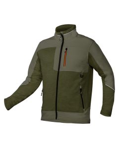 Bluza softshell OUTDOOR, zielona 81-517
