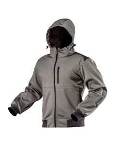 Kurtka robocza softshell z kapturem odpinanym 81-551