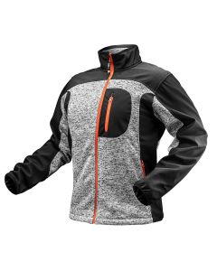Bluza dziana wzmacniana tkaniną softshell 81-555