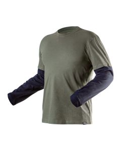 Koszulka z długim rękawem CAMO olive 81-616