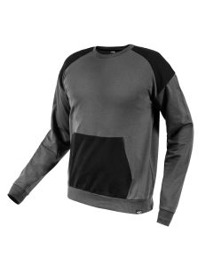 Bluza COMFORT, szaro-czarna, 81-651