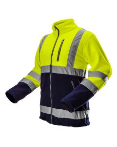 Bluza polarowa ostrzegawcza, żółta 81-740