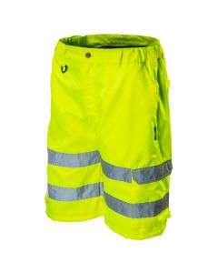 Krótkie spodenki ostrzegawcze, żółte