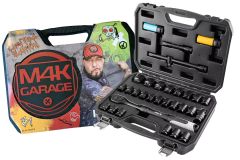 Zestaw kluczy nasadowych 1/2" 31 elementów M4K 10-104