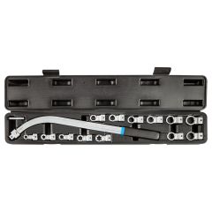 Klucz do demontażu napinaczy z wymiennymi końcówkami - zestaw 14 szt. 11-169