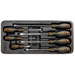 Wkrętaki płaskie, zestaw 7 szt., wkładka 84-231