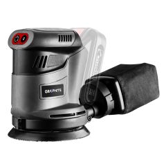 Szlifierka mimośrodowa Energy+ 18V, Li-Ion, stopa 125 mm, bez akumulatora 58G014