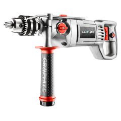 Wiertarka udarowa 1050W, uchwyt kluczykowy 16 mm, obroty I: 0-900 min⁻¹, II: 0-2500 min⁻¹ 58G712
