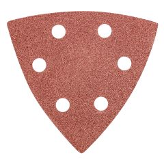 Papier ścierny delta na rzep 93 x 93 mm K 80, 5 szt., z otworami 55H765
