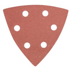Papier ścierny delta na rzep 93 x 93 mm K 240, 5 szt., z otworami 55H768