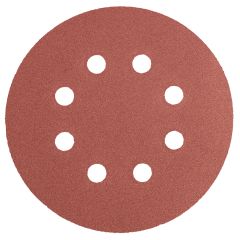 Krążki ścierne 125 mm, K240 5 szt., z 8 otworami 55H944