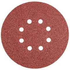 Krążki ścierne 150 mm, K40, 5 szt., z 8 otworami 55H945