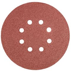 Krążki ścierne 150 mm, K80, 5 szt., z 8 otworami 55H947