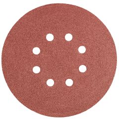 Krążki ścierne 150 mm, K100, 5 szt., z 8 otworami 55H948