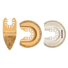 Zestaw brzeszczotów do ceramiki, 3 szt. 56H074