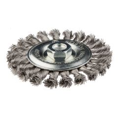 Szczotka druciana tarczowa 125 mm x M14, INOX 57H598
