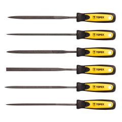 Pilniki iglaki do metalu, zestaw 6 szt. 06A010