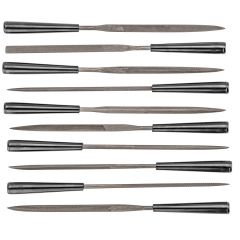 Pilniki iglaki do metalu, zestaw 10 szt. 06A015