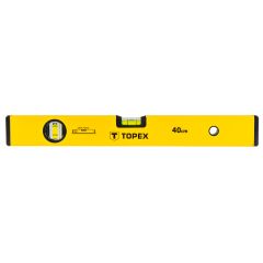 Poziomnica aluminiowa typ 500, 40 cm, 2 libelle 29C501