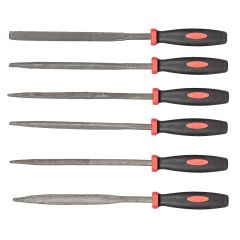 Pilniki iglaki do metalu, zestaw 6 szt. 06A625