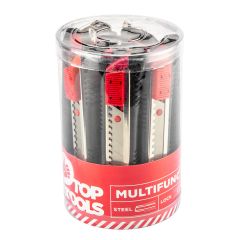 Nóż z ostrzem łamanym 18 mm, zestaw 12 szt., w tubie 17B528-12