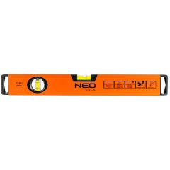 Poziomnica aluminiowa, 2 libelle, frezowana dolna powierzchnia, 40 cm 71-081