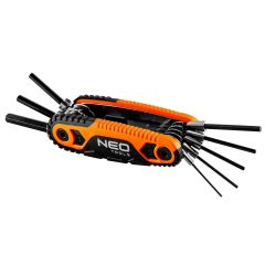 Klucze sześciokątne z uchwytem 1.5, 2, 2.5, 3, 4, 5, 6, 8 mm 09-571