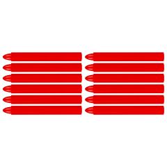 Kreda techniczna do znakowania, czerwona, 12 sztuk 13-963